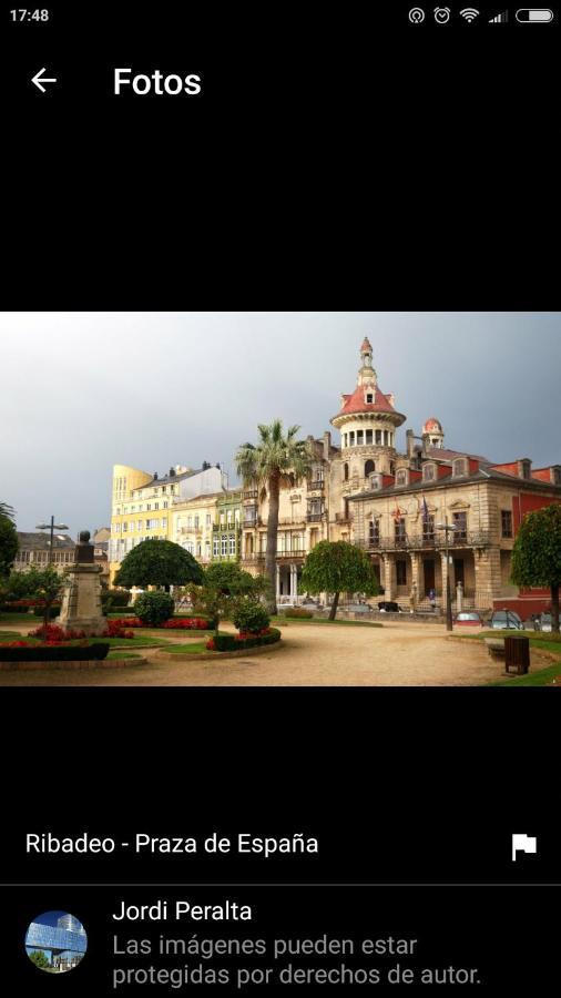 Apartamento Cine Colon 2 Ribadeo Bagian luar foto